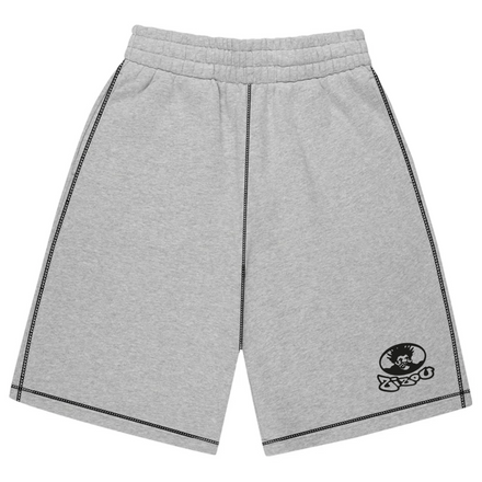 Grey Stripes Shorts