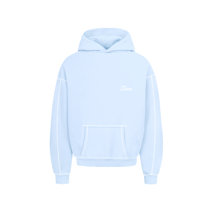 Blue Basic Hoodie